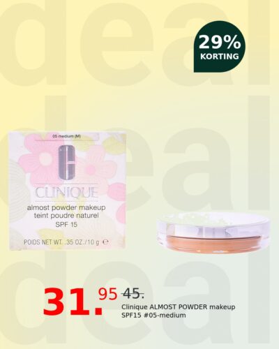 Clinique ALMOST POWDER makeup SPF15 #05-medium