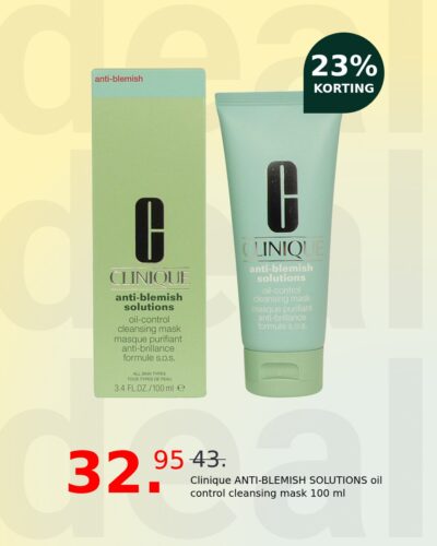 Clinique ANTI-BLEMISH SOLUTIONS oil control cleansing mask 100 ml