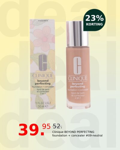 Clinique BEYOND PERFECTING foundation + concealer #09-neutral