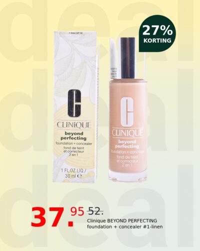Clinique BEYOND PERFECTING foundation + concealer #1-linen