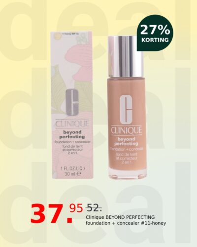 Clinique BEYOND PERFECTING foundation + concealer #11-honey
