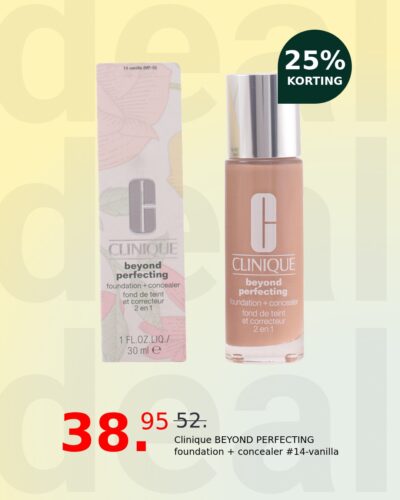 Clinique BEYOND PERFECTING foundation + concealer #14-vanilla