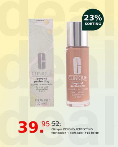 Clinique BEYOND PERFECTING foundation + concealer #15-beige