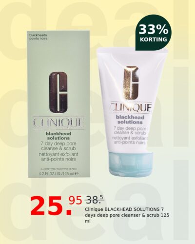 Clinique BLACKHEAD SOLUTIONS 7 days deep pore cleanser & scrub 125 ml