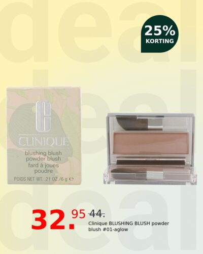 Clinique BLUSHING BLUSH powder blush #01-aglow