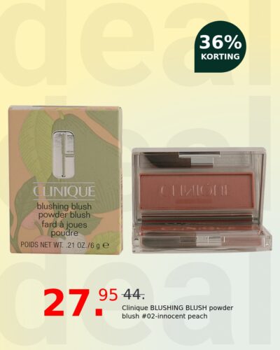 Clinique BLUSHING BLUSH powder blush #02-innocent peach