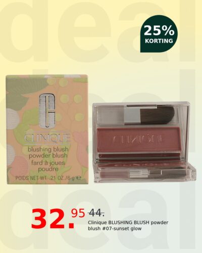 Clinique BLUSHING BLUSH powder blush #07-sunset glow