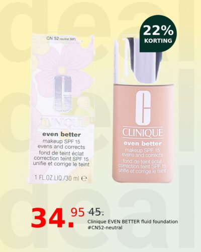 Clinique EVEN BETTER fluid foundation #CN52-neutral