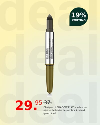 Clinique HI SHADOW PLAY sombra de ojos + definidor de sombra #mixed green 4 ml