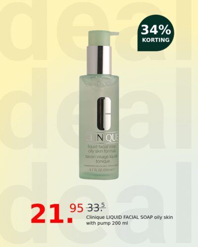 Clinique LIQUID FACIAL SOAP oily skin with pump 200 ml