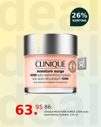 Clinique MOISTURE SURGE 100H auto-replenishing hydrator 125 ml