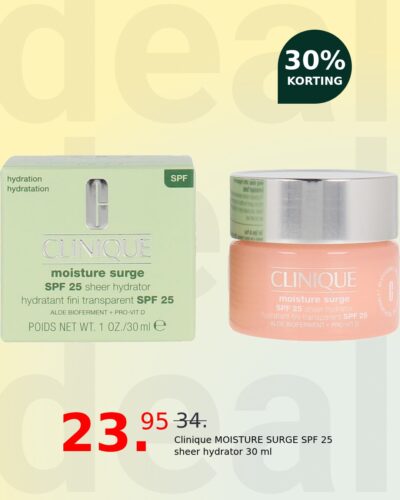 Clinique MOISTURE SURGE SPF 25 sheer hydrator 30 ml