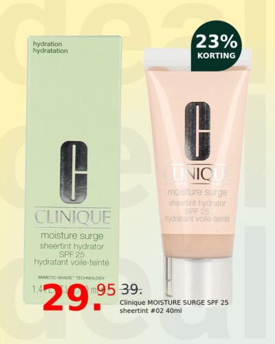 Clinique MOISTURE SURGE SPF 25 sheertint #02 40ml