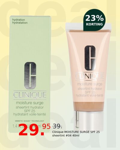 Clinique MOISTURE SURGE SPF 25 sheertint #04 40ml