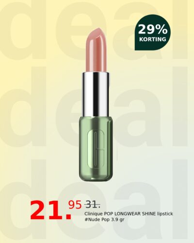 Clinique POP LONGWEAR SHINE lipstick #Nude Pop 3.9 gr