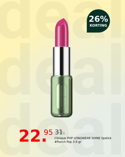 Clinique POP LONGWEAR SHINE lipstick #Punch Pop 3.9 gr