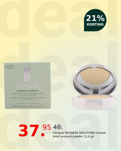 Clinique REDNESS SOLUTIONS instant relief pressed powder 11,6 gr