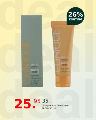 Clinique SUN face cream SPF40 50 ml