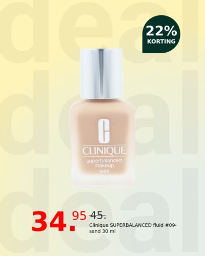Clinique SUPERBALANCED fluid #09-sand 30 ml