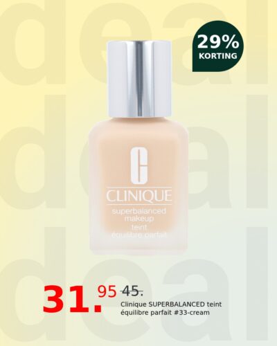 Clinique SUPERBALANCED teint équilibre parfait #33-cream