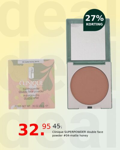 Clinique SUPERPOWDER double face powder #04-matte honey