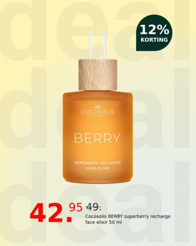 Cocosolis BERRY superberry recharge face elixir 50 ml