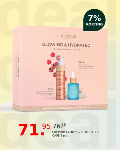 Cocosolis GLOWING & HYDRATED CASE 2 pcs