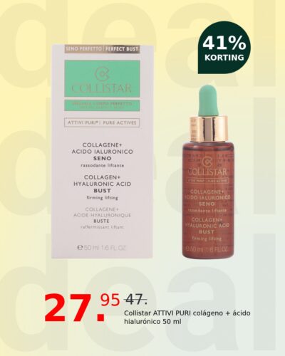 Collistar ATTIVI PURI colágeno + ácido hialurónico 50 ml