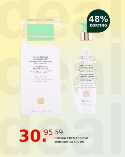 Collistar CREMA termal anticelulítica 400 ml