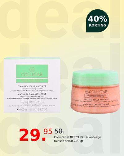Collistar PERFECT BODY anti-age talasso scrub 700 gr