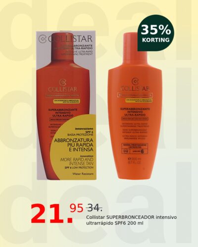 Collistar SUPERBRONCEADOR intensivo ultrarrápido SPF6 200 ml