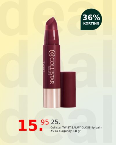 Collistar TWIST BALMY GLOSS lip balm #214-burgundy 2.8 gr