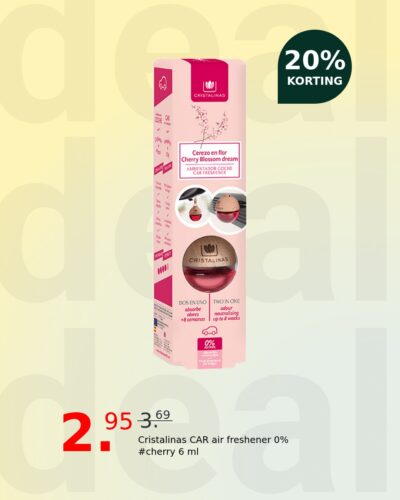 Cristalinas CAR air freshener 0% #cherry 6 ml