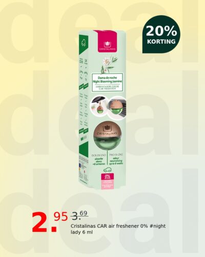 Cristalinas CAR air freshener 0% #night lady 6 ml