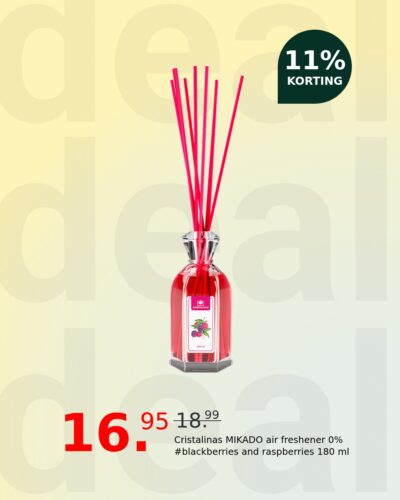 Cristalinas MIKADO air freshener 0% #blackberries and raspberries 180 ml