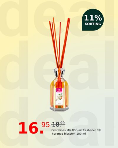Cristalinas MIKADO air freshener 0% #orange blossom 180 ml