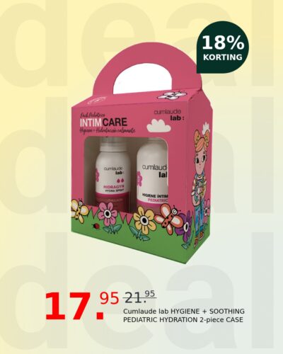 Cumlaude lab HYGIENE + SOOTHING PEDIATRIC HYDRATION 2-piece CASE