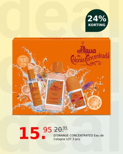 D'ORANGE CONCENTRATED Eau de Cologne LOT 3 pcs