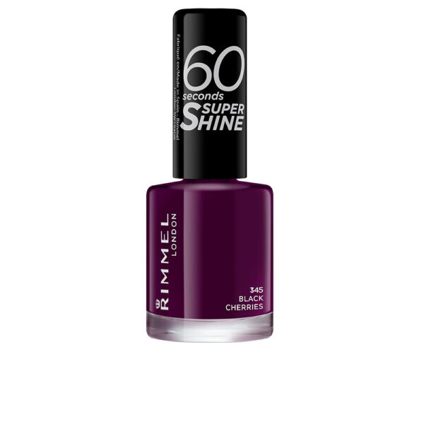 60 SECONDS SUPER SHINE nail polish #345-black cherries 8 ml