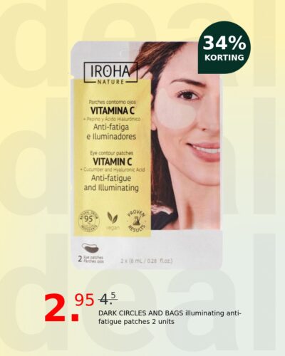 DARK CIRCLES AND BAGS illuminating anti-fatigue patches 2 units