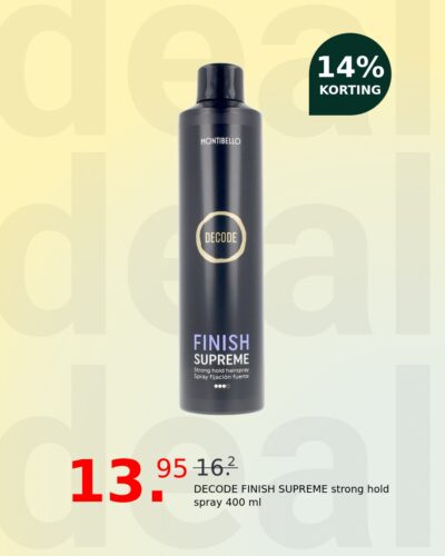 DECODE FINISH SUPREME strong hold spray 400 ml