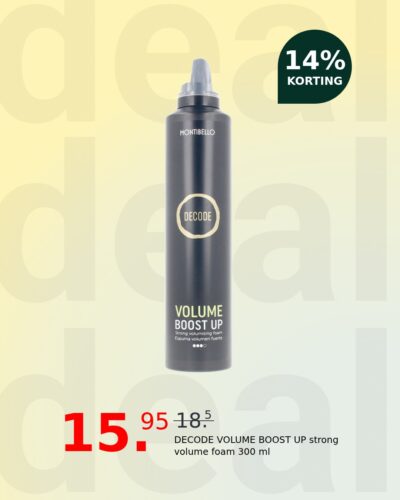 DECODE VOLUME BOOST UP strong volume foam 300 ml