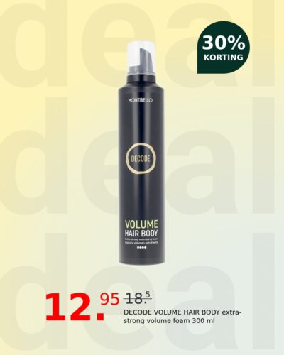 DECODE VOLUME HAIR BODY extra-strong volume foam 300 ml