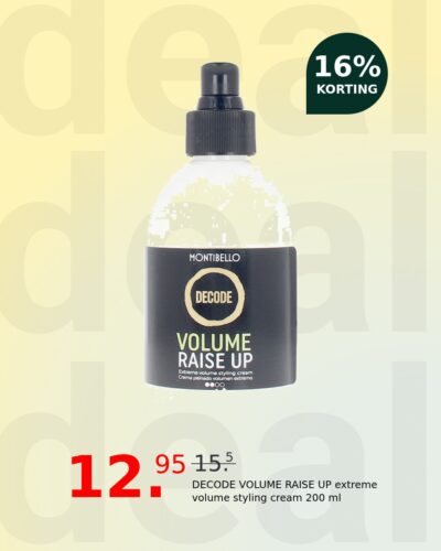 DECODE VOLUME RAISE UP extreme volume styling cream 200 ml
