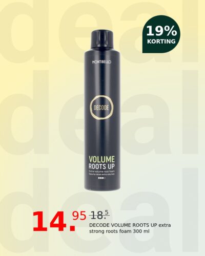 DECODE VOLUME ROOTS UP extra strong roots foam 300 ml