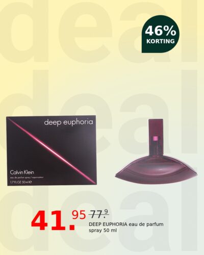 DEEP EUPHORIA eau de parfum spray 50 ml