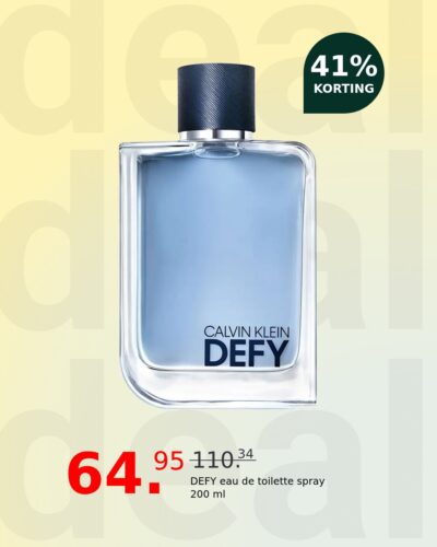 DEFY eau de toilette spray 200 ml