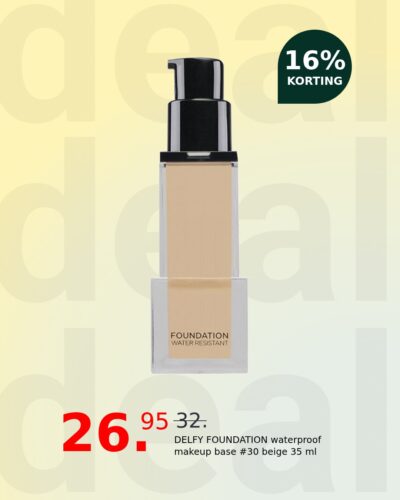 DELFY FOUNDATION waterproof makeup base #30 beige 35 ml
