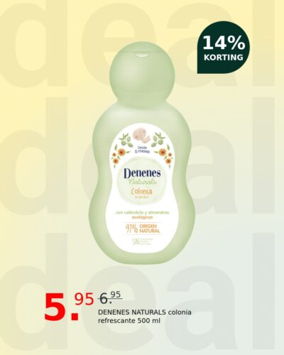 DENENES NATURALS colonia refrescante 500 ml