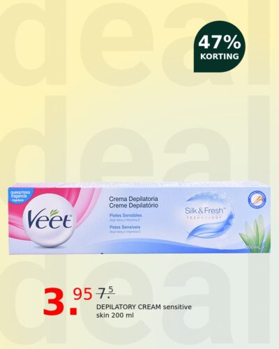 DEPILATORY CREAM sensitive skin 200 ml